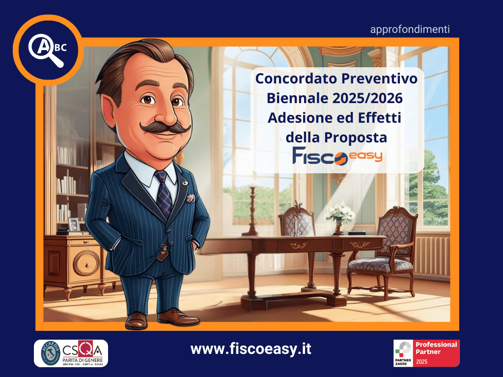 Concordato Preventivo Biennale 2025/2026 Adesione ed Effetti della Proposta